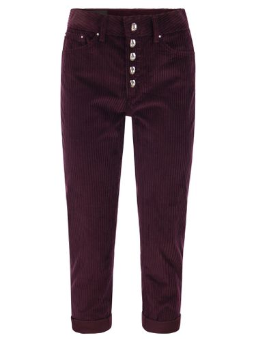 Koons Loose-fitting Velvet Trousers - Dondup - Modalova