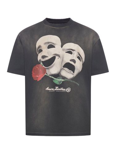 Theatre Masks Oversized T-shirt - AMIRI - Modalova