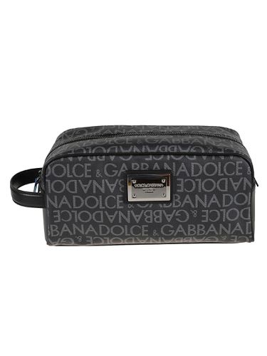 Dolce & Gabbana Logo Plaque Clutch - Dolce & Gabbana - Modalova