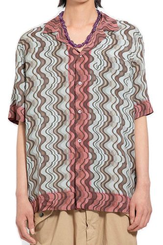 Pattern-printed Short-sleeved Shirt - Dries Van Noten - Modalova