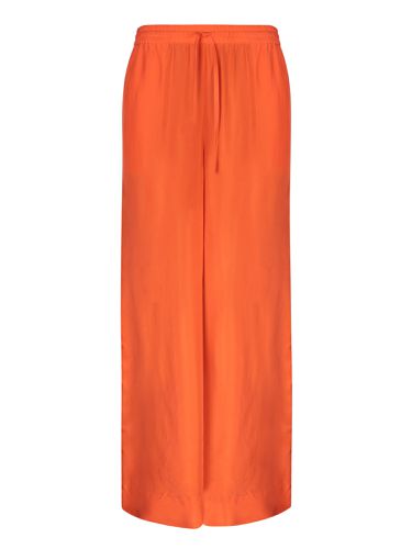 Parosh Wide Leg Satin Trousers - Parosh - Modalova