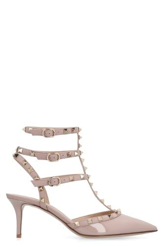 Garavani - Rockstud Patent Leather Slingback Pumps - Valentino - Modalova