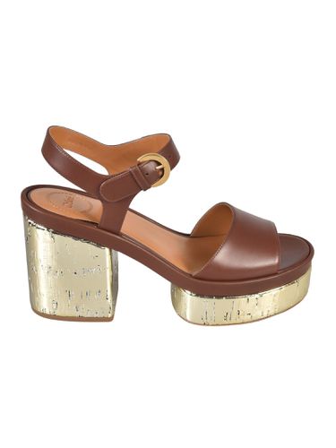 Chloé Odina Leather Sandals - Chloé - Modalova