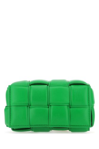 Grass Green Nappa Leather Padded Cassette Belt Bag - Bottega Veneta - Modalova