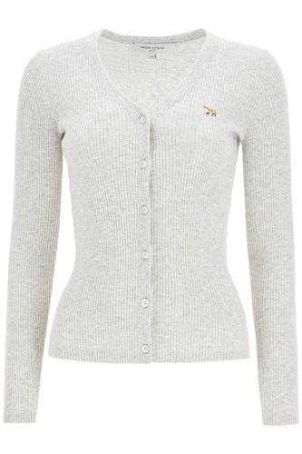 Slim Fit Baby Fox Cardigan For - Maison Kitsuné - Modalova