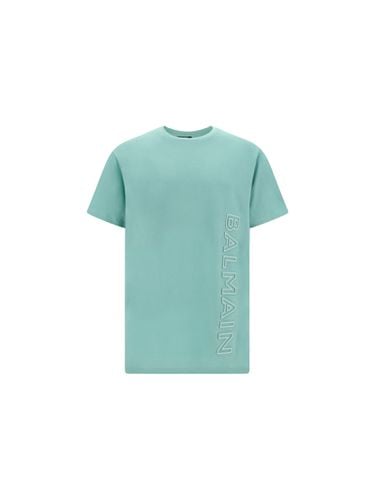Balmain Cotton T-shirt With Logo - Balmain - Modalova