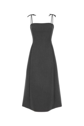 Grey Stretch Wool Dress - Valentino Garavani - Modalova