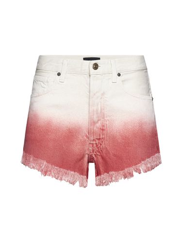 Alanui Two-tone Denim Shorts - Alanui - Modalova