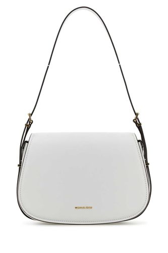 White Leather Moore Shoulder Bag - Michael Kors - Modalova