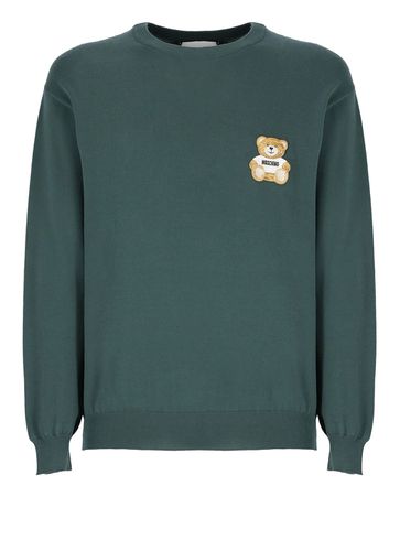 Moschino Embroidery Bear Sweater - Moschino - Modalova