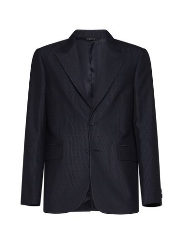 Ff Stripes Jacquard Wool Blazer - Fendi - Modalova