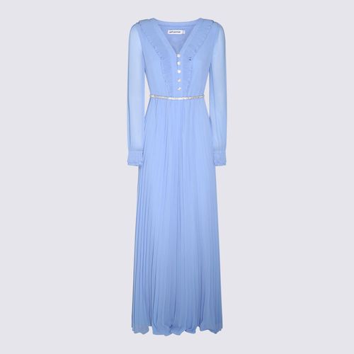 Self-portrait Blue Maxi Dress - self-portrait - Modalova