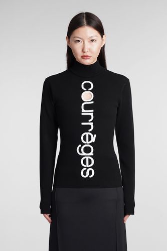 Knitwear In Black Viscose - Courrèges - Modalova