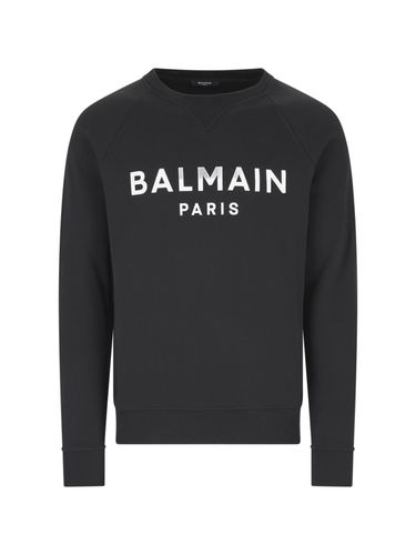 Crewneck Sweatshirt With Logo - Balmain - Modalova