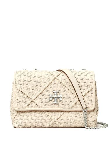 Ivory Kira Small Convertible Bag With Diamond Weave - Tory Burch - Modalova