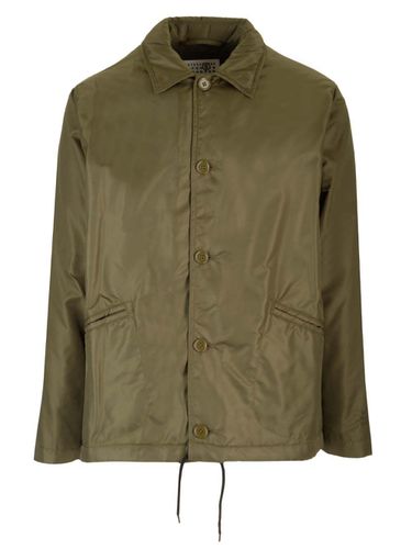 Nylon Jacket With Buttons - MM6 Maison Margiela - Modalova