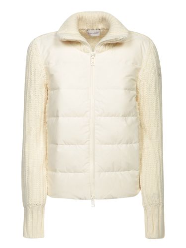 Moncler Knitted Sleeve Jacket - Moncler - Modalova