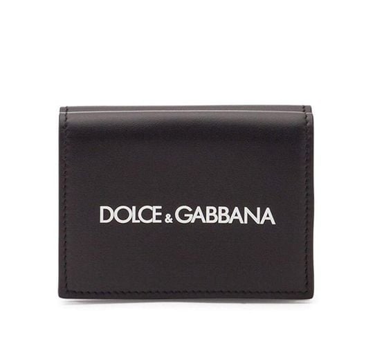 Logo Printed Bi-fold Wallet - Dolce & Gabbana - Modalova