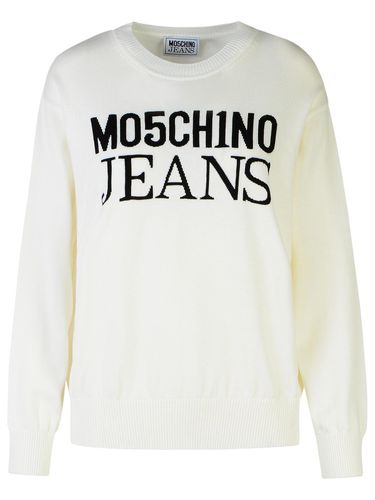 M05CH1N0 Jeans White Cotton Sweater - M05CH1N0 Jeans - Modalova