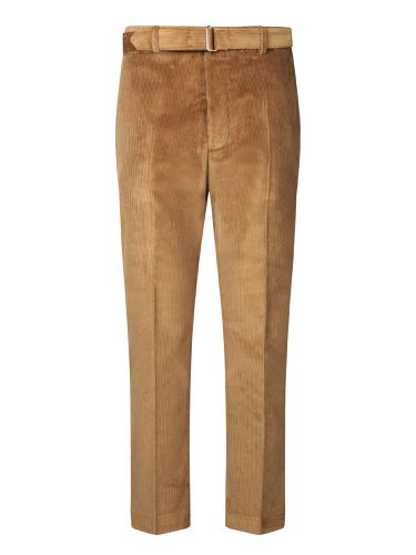 Owen Pants In Camel Velvet - Officine Générale - Modalova