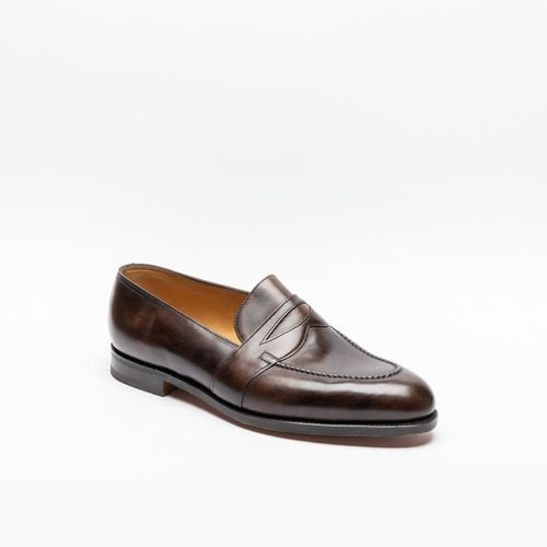 Fencote Dark Brown Museum Calf Penny Loafer - John Lobb - Modalova