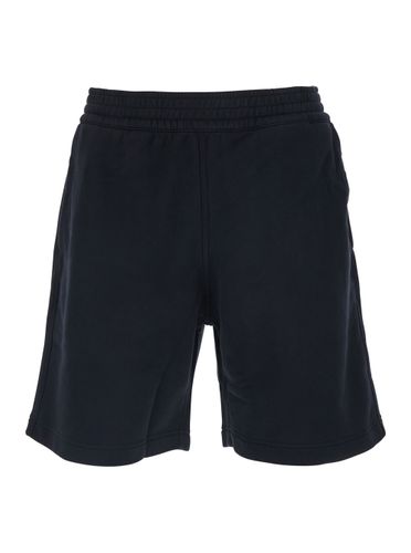 Bermuda Shorts With Elastic Waist And Logo Patch On The Back In Cotton Man - Givenchy - Modalova