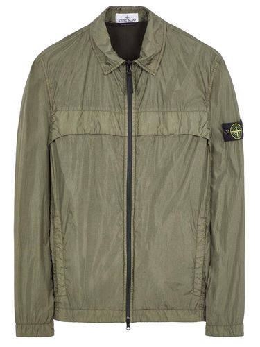 Crinkle Reps Zipped Shirt Jacket - Stone Island - Modalova