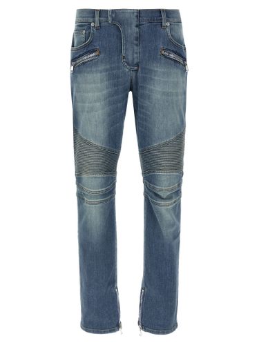 Balmain biker Jeans - Balmain - Modalova