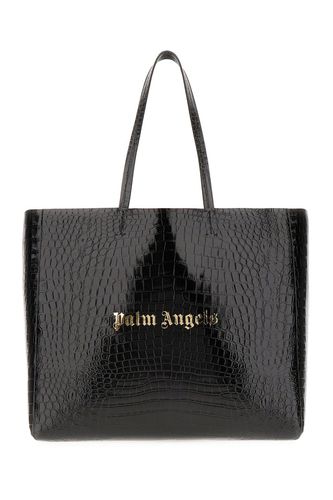 Logo Printed Large Tote Bag - Palm Angels - Modalova