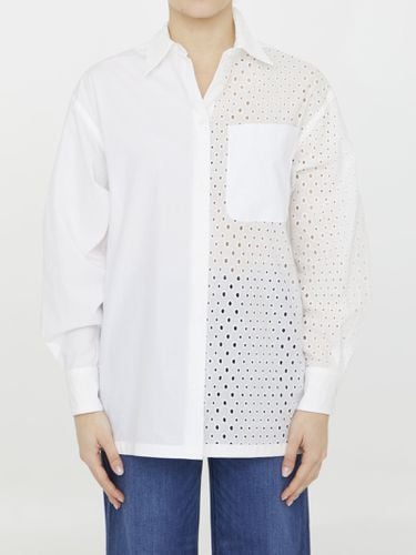 Broderie Anglaise Cotton Shirt - Kenzo - Modalova