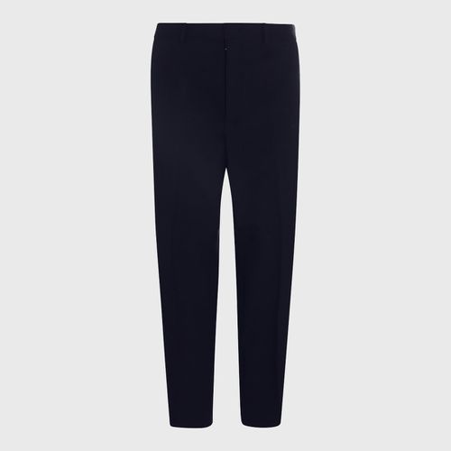 Jil Sander Navy Blue Wool Pants - Jil Sander - Modalova