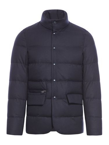 High-neck Snap-fastening Padded Jacket - Woolrich - Modalova