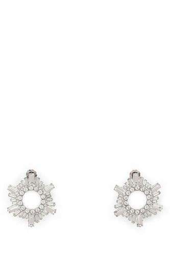 Embellished Metal Mini Begum Earrings - Amina Muaddi - Modalova