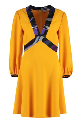 Pucci Mini Dress With Flame Inserts - Pucci - Modalova