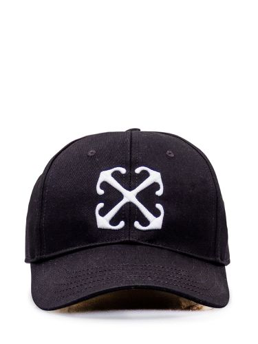 Off-White Black Cotton Hat - Off-White - Modalova