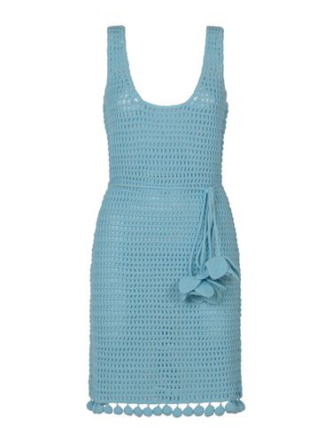 Crochet-knit Belted-waist Sleeveless Dress - Burberry - Modalova