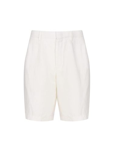 Zegna Linen Shorts - Zegna - Modalova