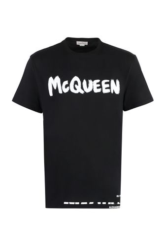 Logo Cotton T-shirt - Alexander McQueen - Modalova