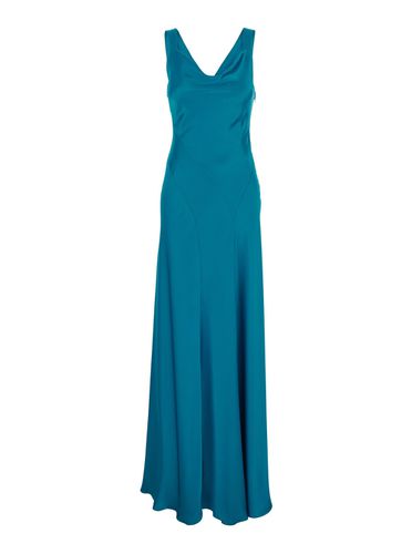 Dress With Cut-out Detail On The Back In Satin Woman - Alberta Ferretti - Modalova