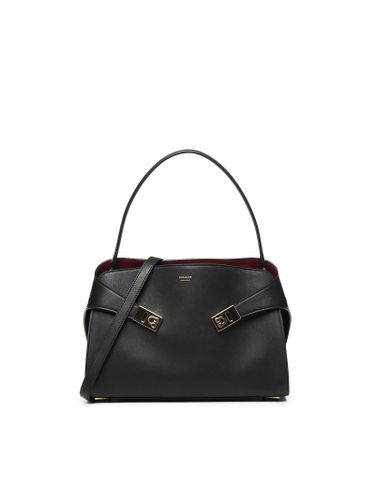 Hug Soft Two-tone Shoulder Bag (m) - Ferragamo - Modalova