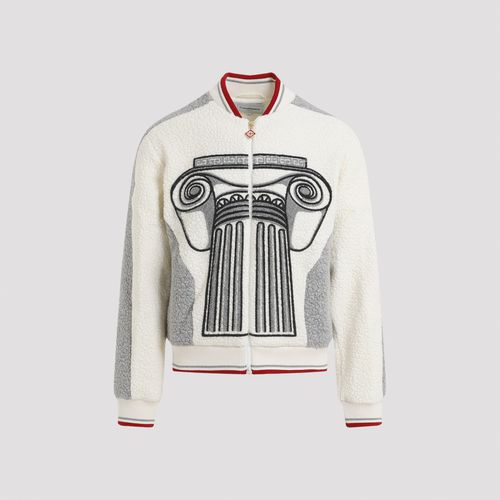 Mens Embroidered Cashmere Terry Jacket - Casablanca - Modalova