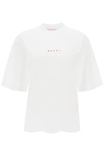 Marni Regular Chest Logo T-shirt - Marni - Modalova