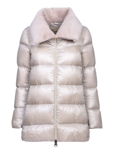 A-shape Nylon Ultralight And Faux Fur - Herno - Modalova