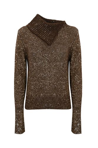 D. Exterior Alpaca Blend Sweater With Sequins - D.Exterior - Modalova