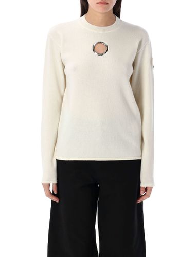 Eyelet Wool And Cashmere Jumper - Moncler - Modalova