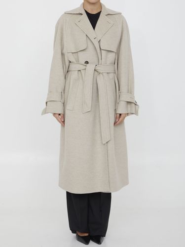 Falcone Double-breasted Long-sleeved Coat - Max Mara - Modalova