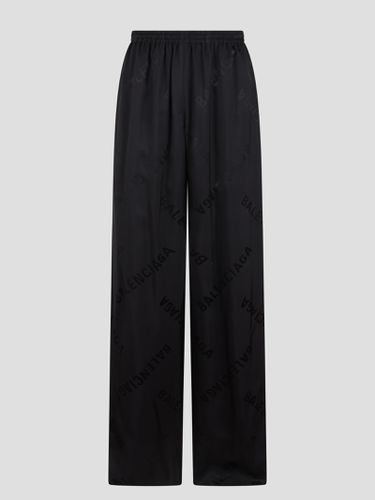 Bal Diagonal Allover Fluid Tracksuit Pants - Balenciaga - Modalova