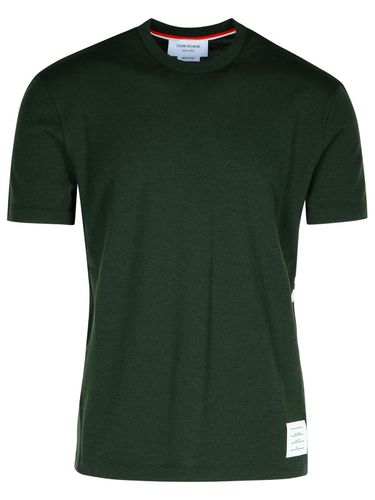 Thom Browne Green Wool T-shirt - Thom Browne - Modalova