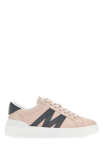 Pastel Leather Monaco M Sneakers - Moncler - Modalova