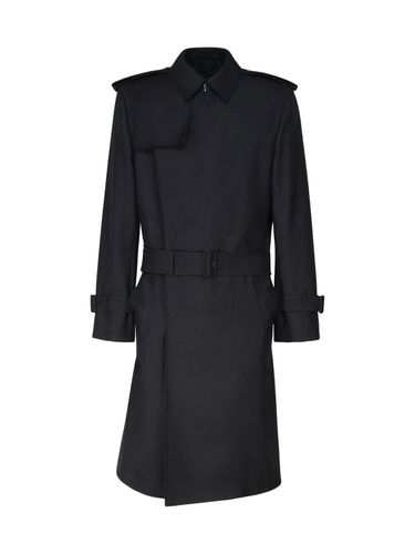 Silk Blend Long Trench Coat - Burberry - Modalova